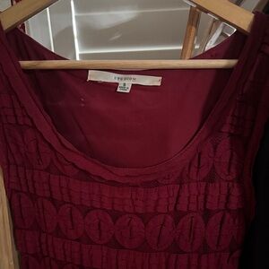 Studio M Burgundy Lace Dress